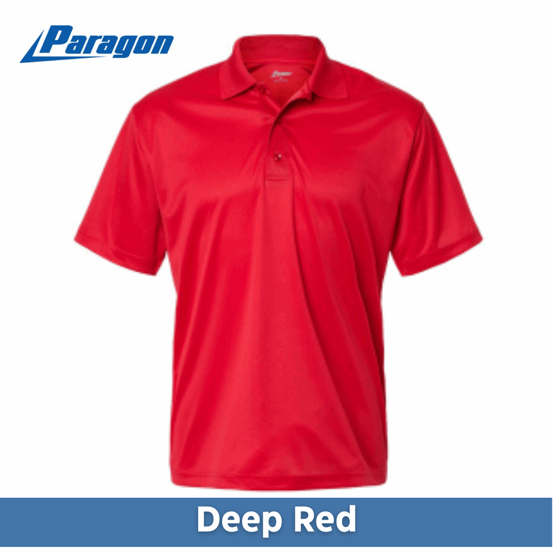 Two Color Imprint Front & Back, Paragon® 500 Men's Sebring Performance Polo Multiple Colors Available