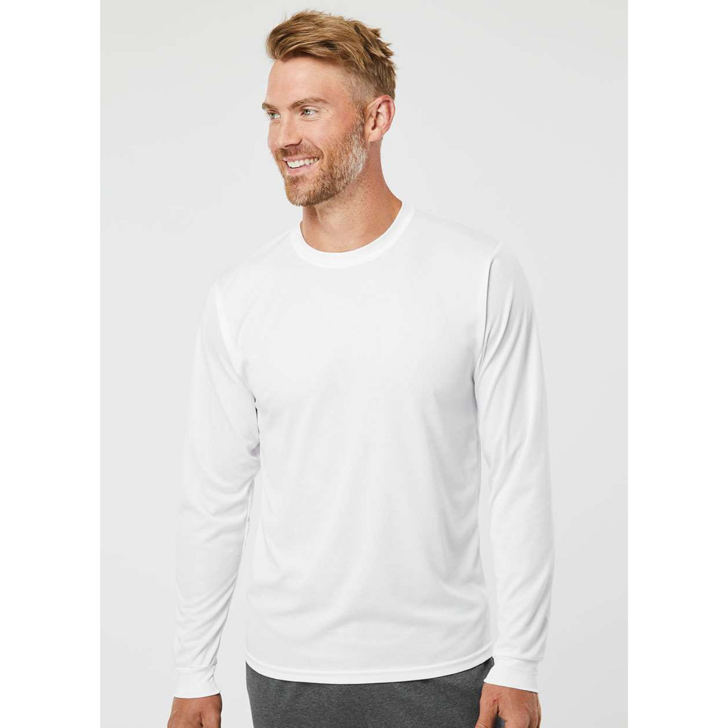Augusta Sportswear® AG788 100% Polyester Wicking Long Sleeve T-Shirt, Two Color Imprint Front & Back
