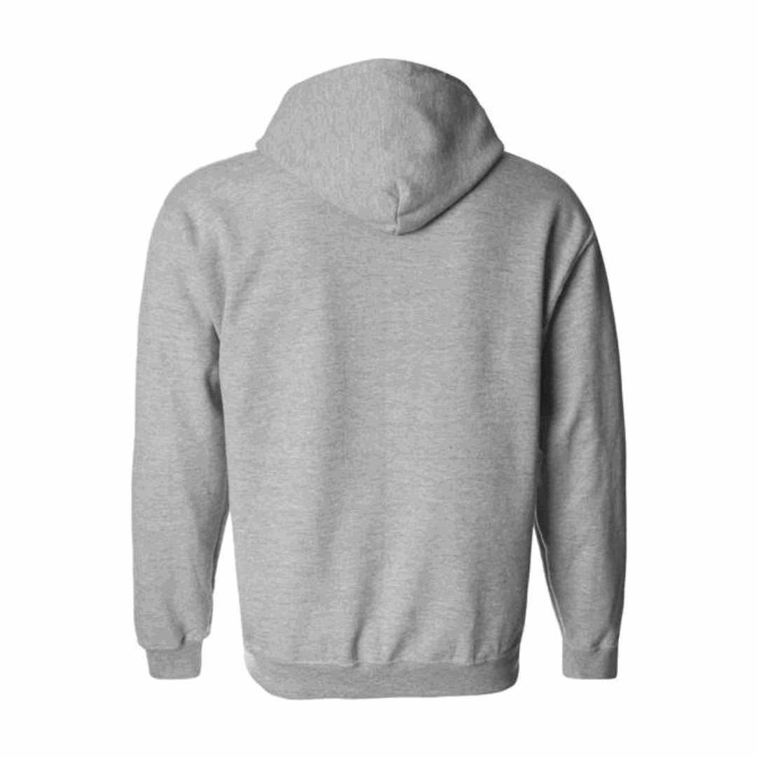One Color Imprint Front & Back Gildan® 18600 Zip Hoodie 50/50 Multiple Colors Available