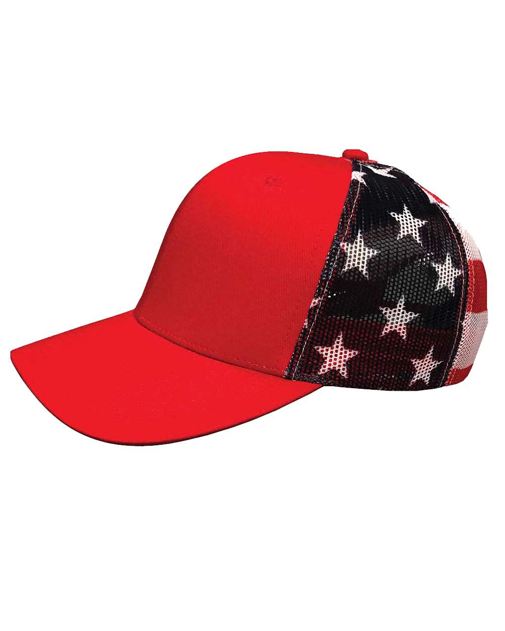 Kati S700M Printed Mesh Trucker Cap, Emblem Embellishment