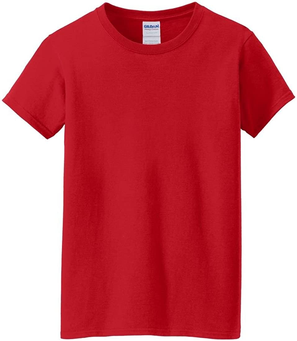 100 Pieces Wholesale Unisex Gildan® 5000 Heavy Cotton™ T-Shirt, One Color Imprint, Back To School Promo