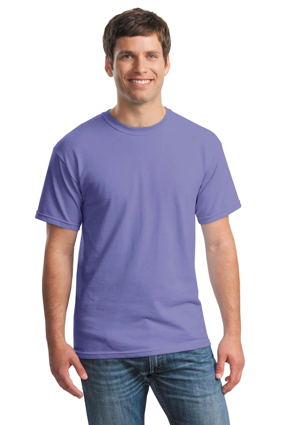 100 Pieces Wholesale Unisex Gildan® 5000 Heavy Cotton™ T-Shirt, One Color Imprint, Back To School Promo