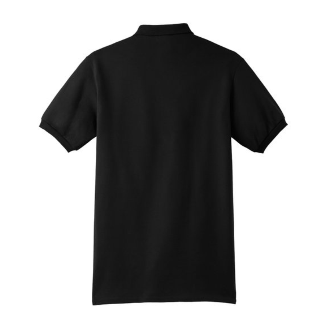 Hanes® 54X 50/50 Blended Jersey Sport Polo, Two Color Imprint Front & Back