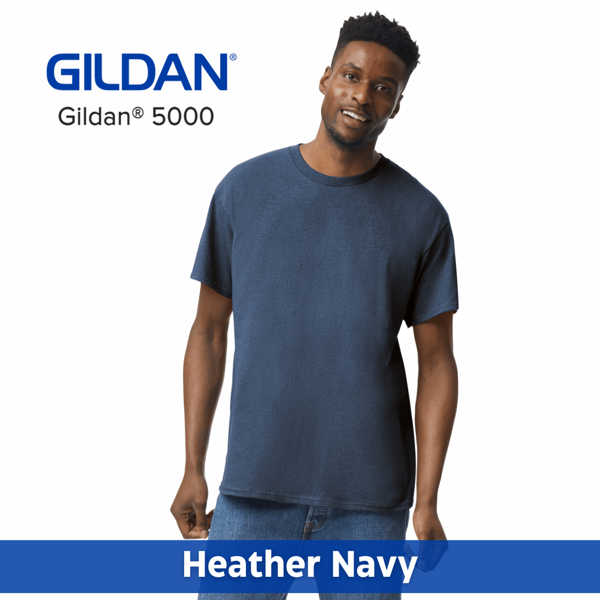 Two Color Imprint Front & Back, Gildan® 5000 T-shirt 100% Cotton Multiple Colors Available