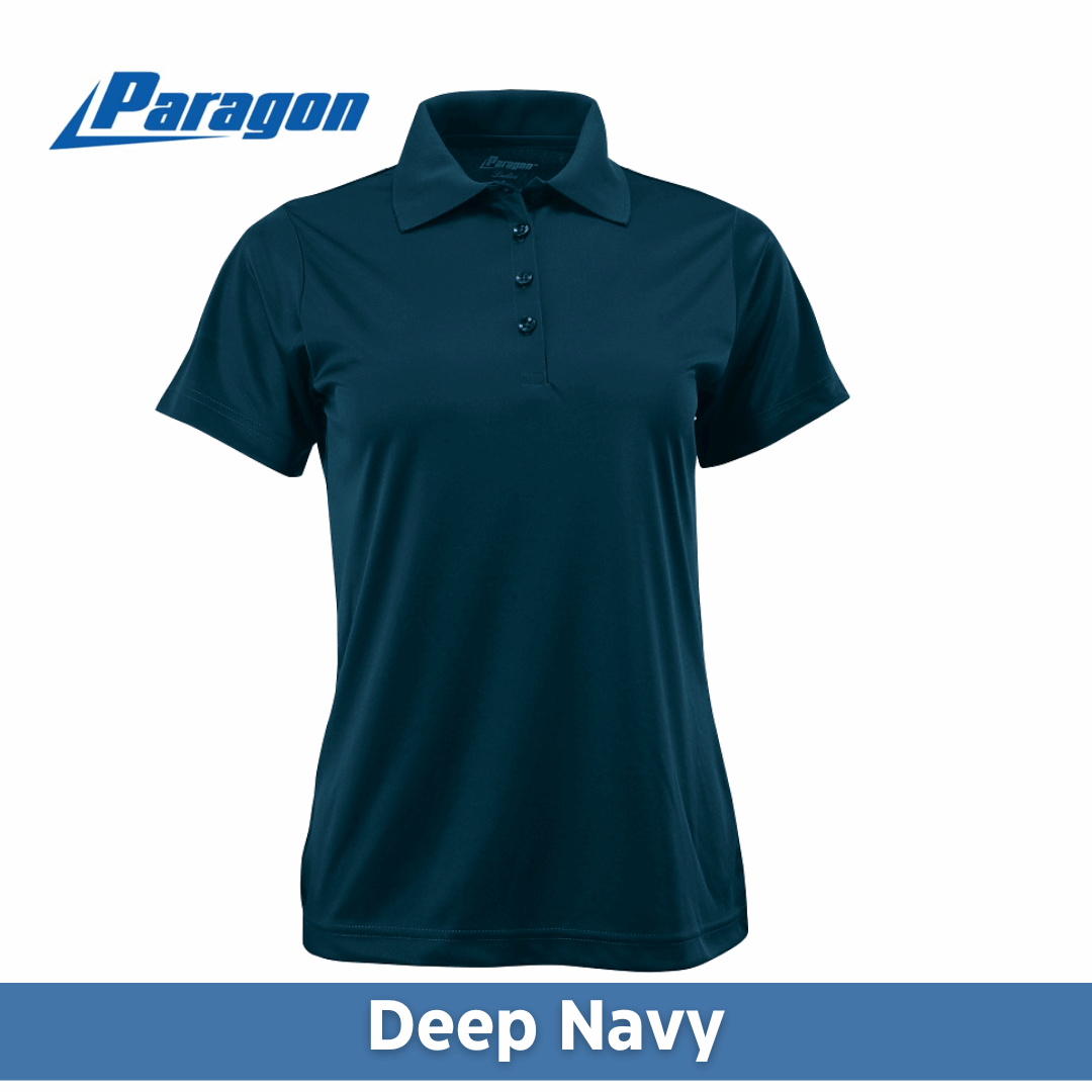 One Color Imprint Paragon® 504 Ladies Sebring Performance Polo Multiple Colors Available