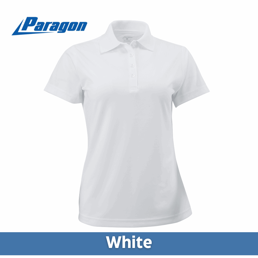 One Color Imprint Paragon® 504 Ladies Sebring Performance Polo Multiple Colors Available