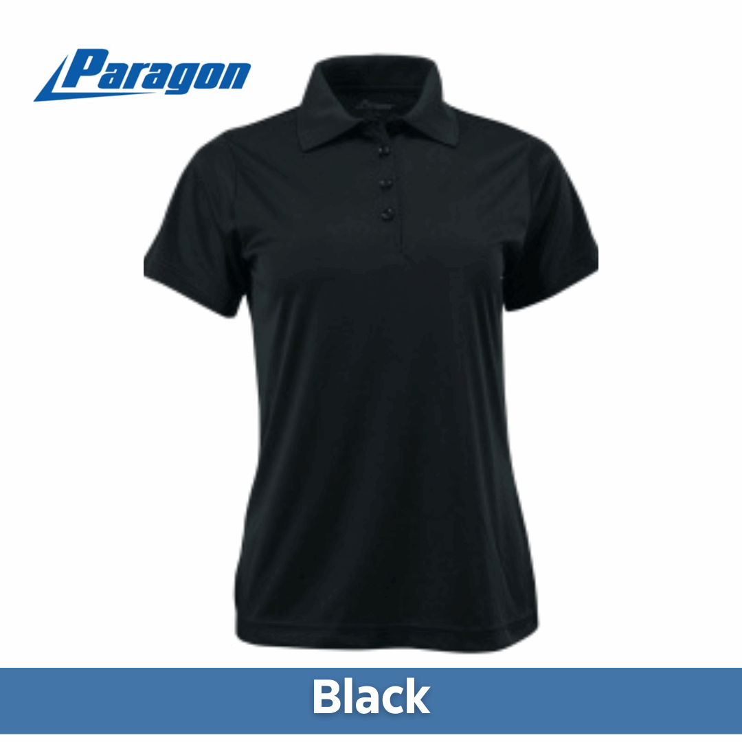 Two Color Imprint Front & Back, Paragon® 504 Ladies Sebring Performance Polo Multiple Colors Available