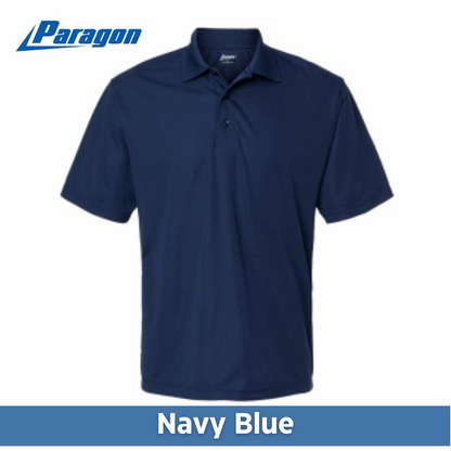 One Color Imprint Front & Back Paragon® 500 Men's Sebring Performance Polo Multiple Colors Available