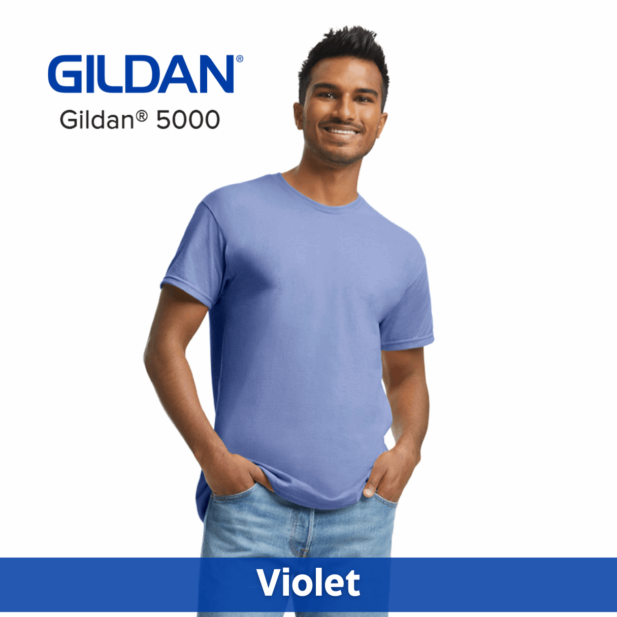 Two Color Imprint Front & Back, Gildan® 5000 T-shirt 100% Cotton Multiple Colors Available