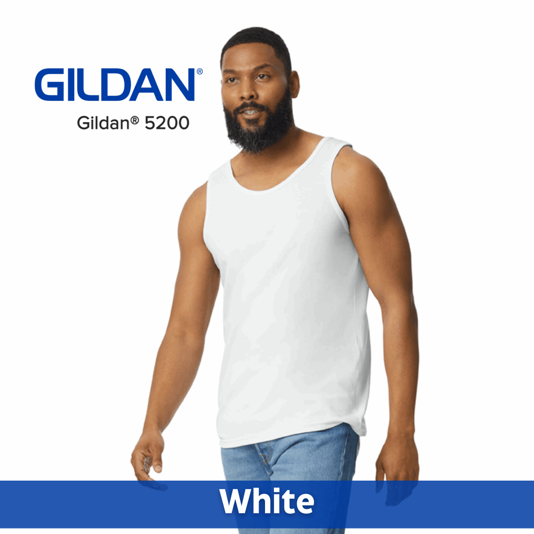 Gildan 5200 - Heavy Cotton Tank Top : : Clothing, Shoes