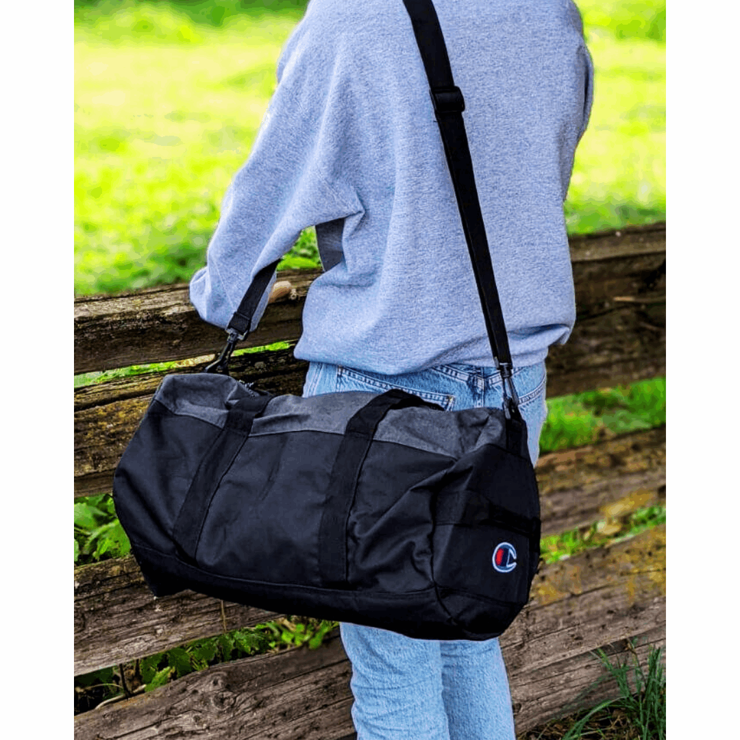 Embroidered Champion® 2000 Barrel Duffle, Multiple Colors Available