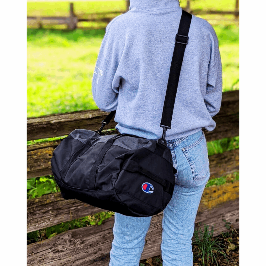 Embroidered Champion® 2000 Barrel Duffle, Multiple Colors Available