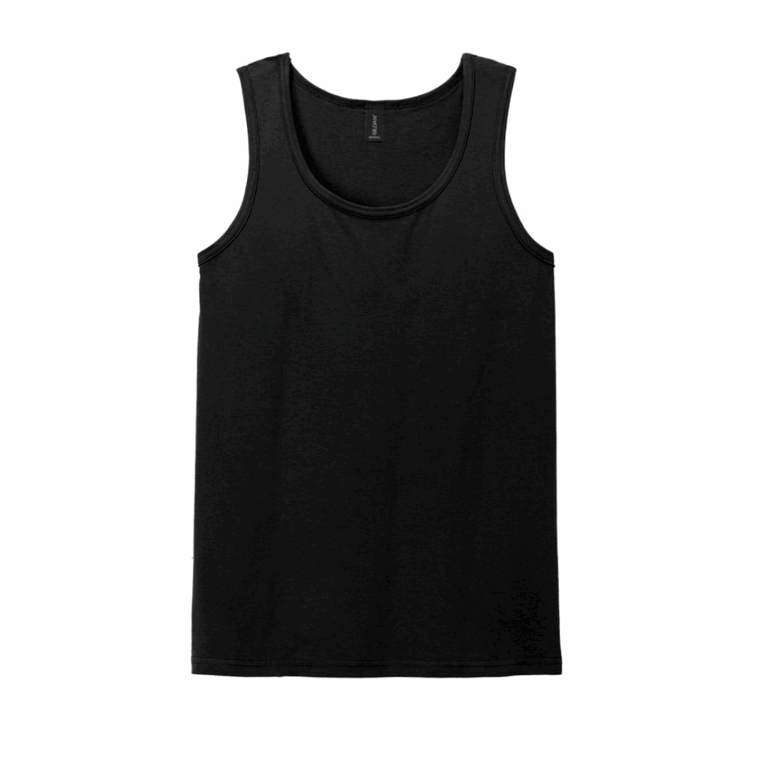 Two Color Imprint Front & Back, Gildan® 5200 Tank Top 100% Cotton, Multiple Colors Available