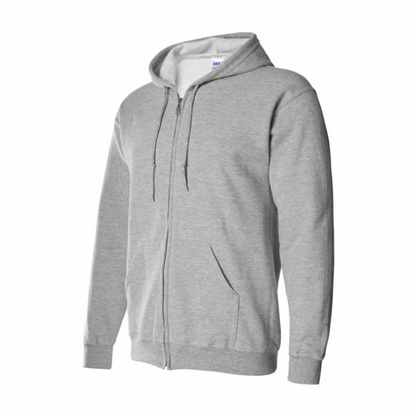 Two Color Imprint Gildan® 18600 Zip Hoodie 50/50 Multiple Colors Available