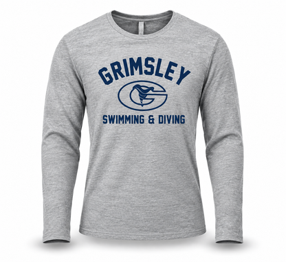 Grimsley Whirlies Swimming & Diving Performance Long Sleeve Tee