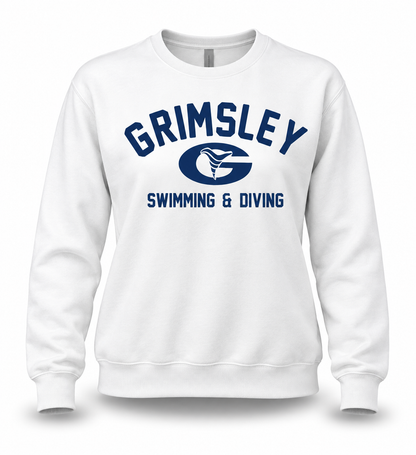 Grimsley Whirlies Swimming & Diving Crewneck Sweatshirt