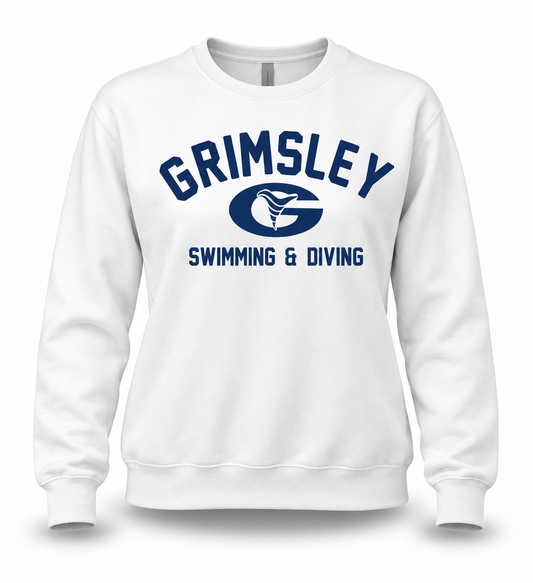 Grimsley Whirlies Swimming & Diving Crewneck Sweatshirt
