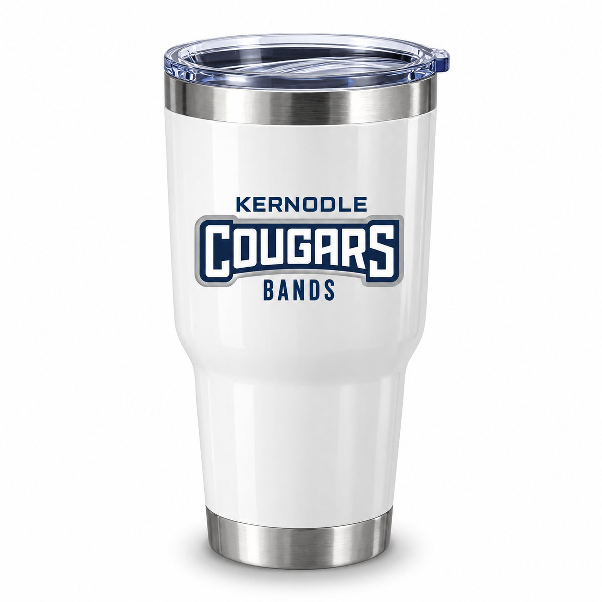 Kernodle Bands 30 oz. Insulated Tumbler | White