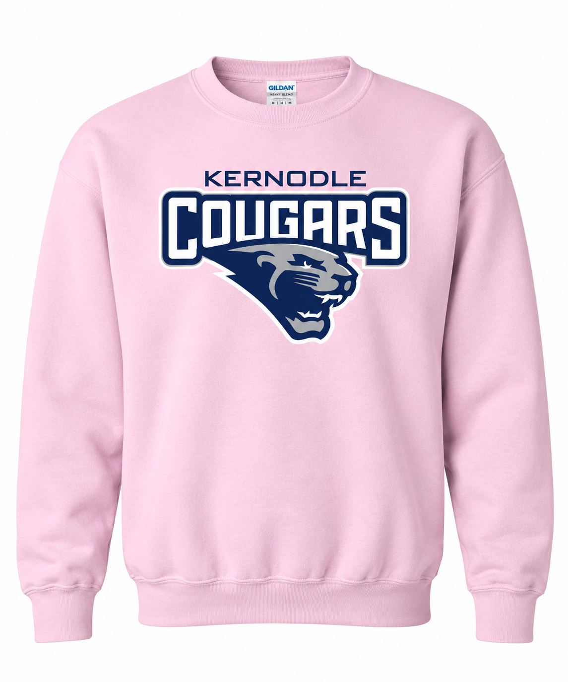 Kernodle Cougars Official Gear Crewneck Sweatshirt | Multiple Sizes Available | Pink