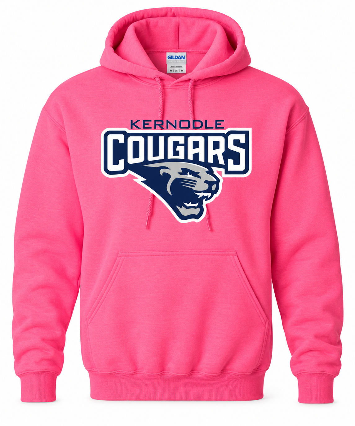 Kernodle Cougars Official Gear Hoodie | Multiple Sizes Available | Hot Pink