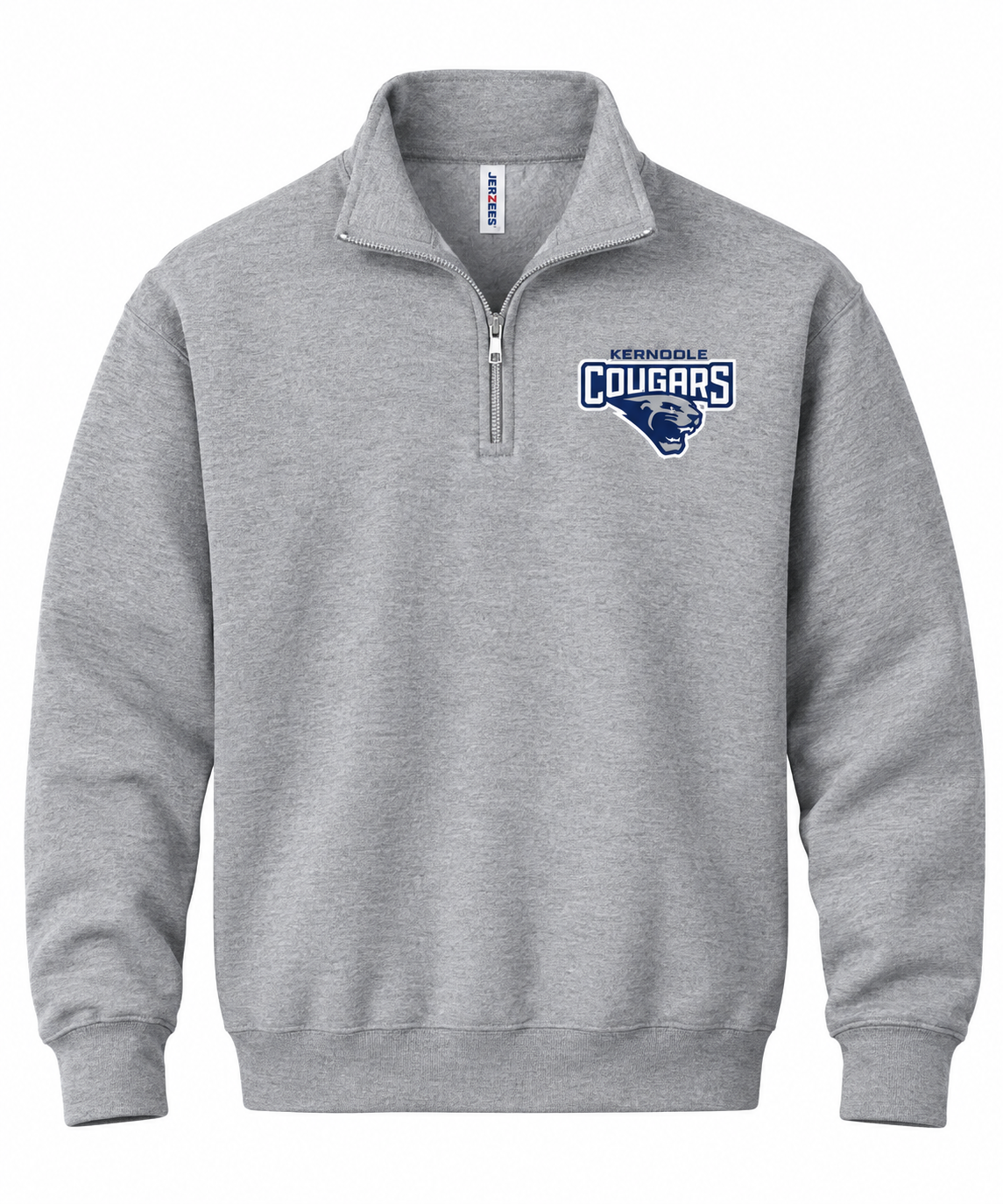 Kernodle Cougars Official Gear Quarter Zip | Multiple Sizes Available | Grey
