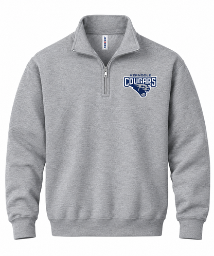Kernodle Cougars Official Gear Quarter Zip | Multiple Sizes Available | Grey