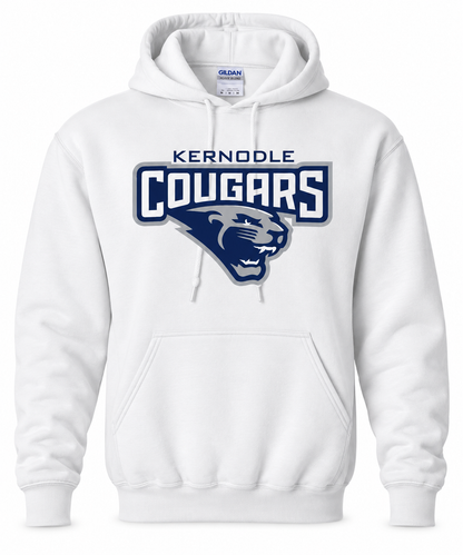 Kernodle Cougars Official Gear Hoodie | Multiple Sizes Available | White