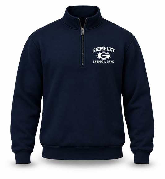 Grimsley Whirlies Swimming & Diving Quarter-Zip Sweatshirt