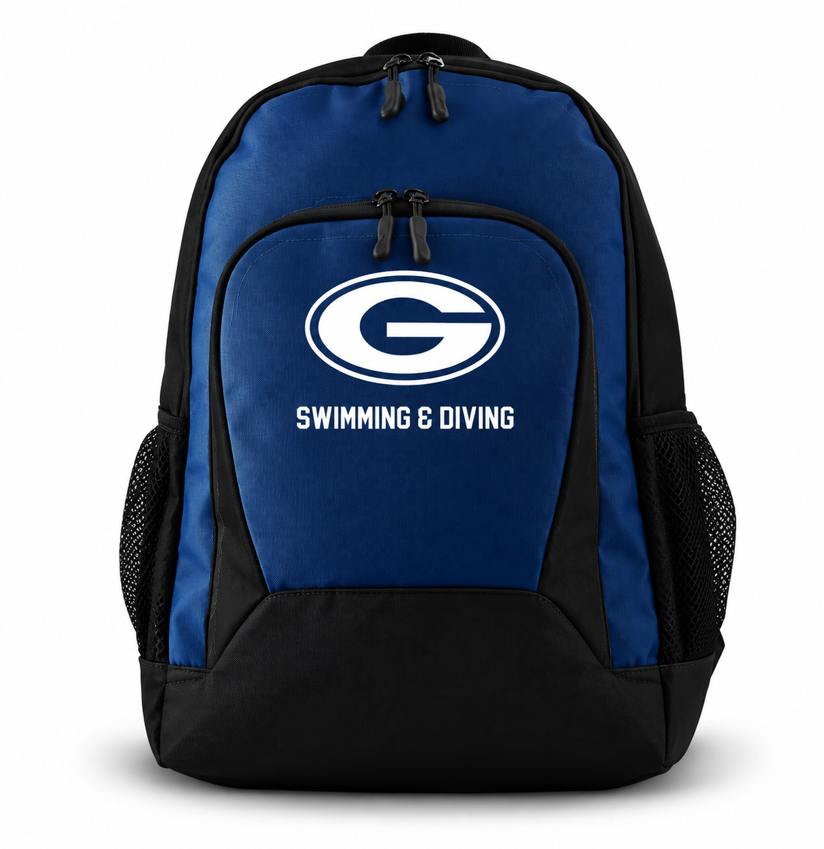 Grimsley Whirlies Swimming & Diving Backpack, Navy & Black