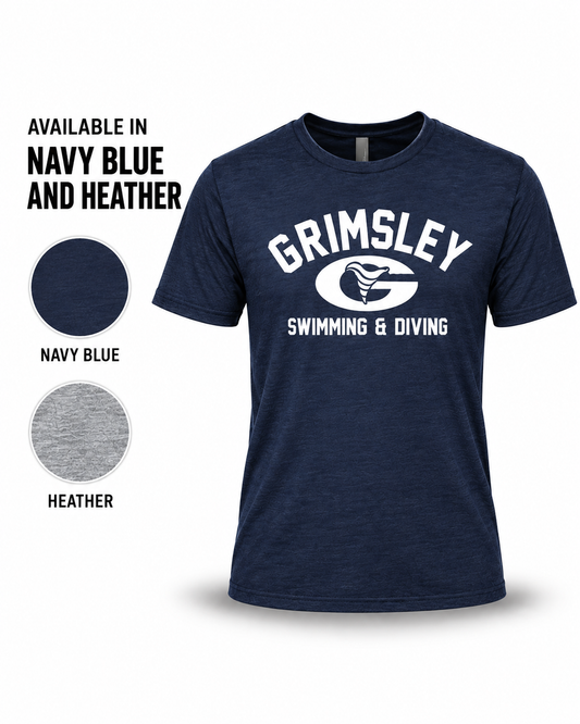 Grimsley Whirlies Swimming & Diving Performance T-Shirt