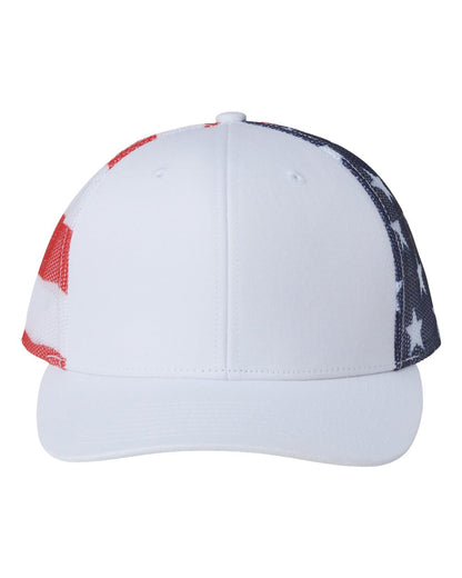 Kati S700M Printed Mesh Trucker Cap, Emblem Embellishment