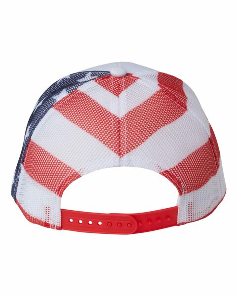 Kati S700M Printed Mesh Trucker Cap, Emblem Embellishment