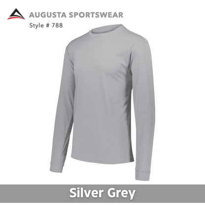 Augusta Sportswear® AG788 Wicking Long Sleeve T-Shirt, One Color Imprint