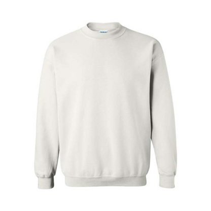 Gildan® 18000 50/50™ Crewneck Sweatshirt, One Color Imprint Front & Back