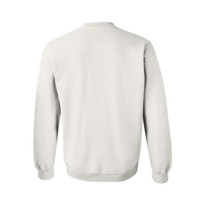 Gildan® 18000 50/50™ Crewneck Sweatshirt, One Color Imprint Front & Back