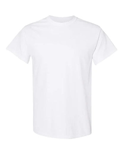 Gildan® 5000 Heavy Cotton™ T-Shirt, One Color Imprint Front & Back